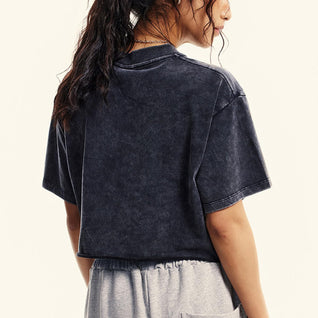 Women's Oversized Vintage T Shirts Cropped
