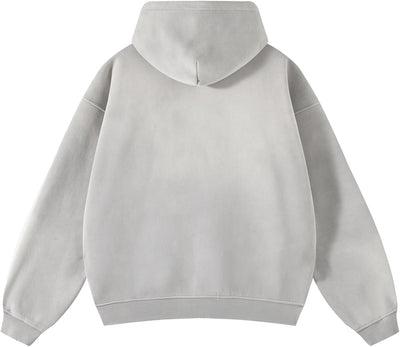 Acid Wash Zip Up Hoodie